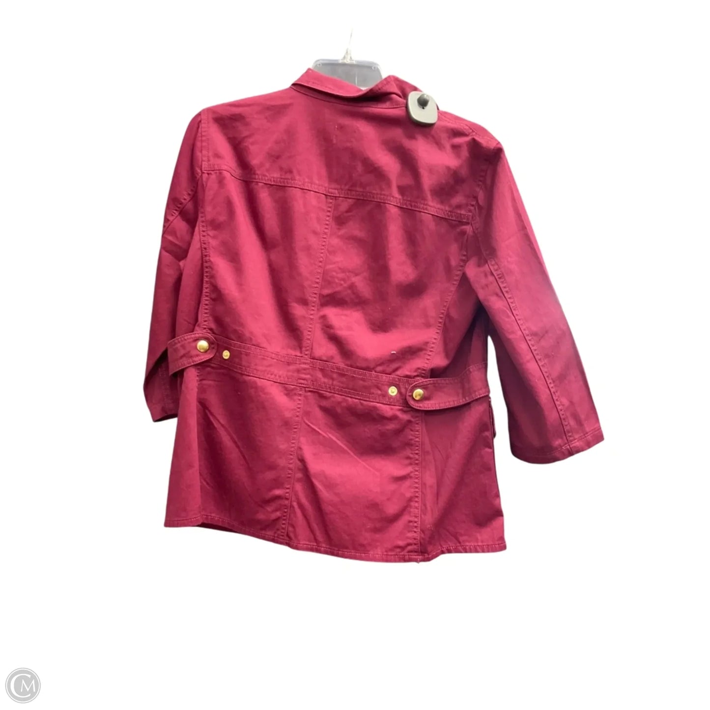 Jacket Other By J. Crew In Maroon, Size: M