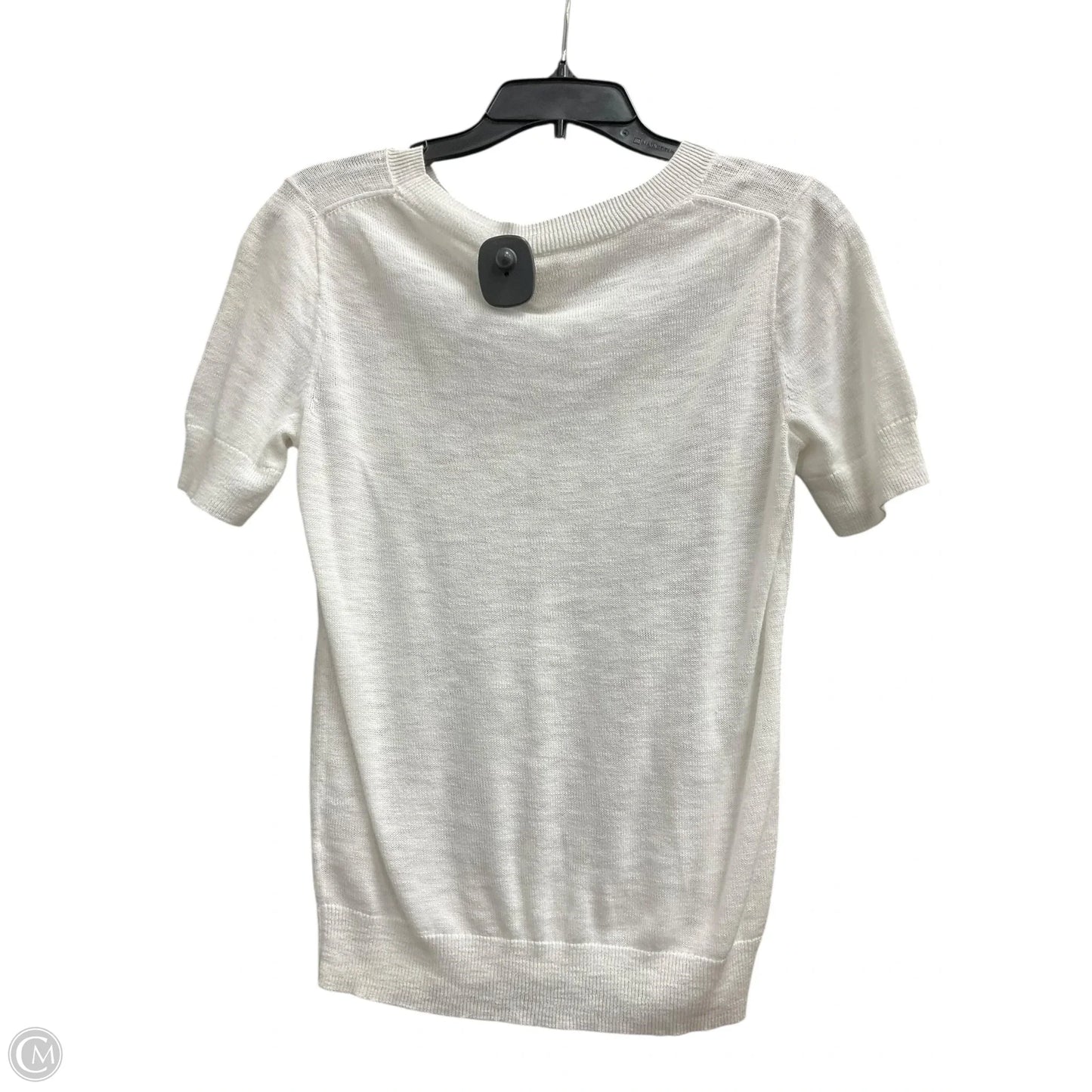 Top Short Sleeve By J. Crew In White, Size: S