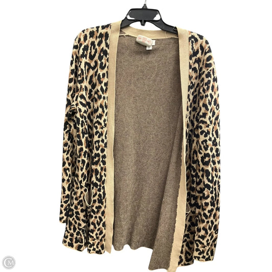 Cardigan By J. Crew In Animal Print, Size: M