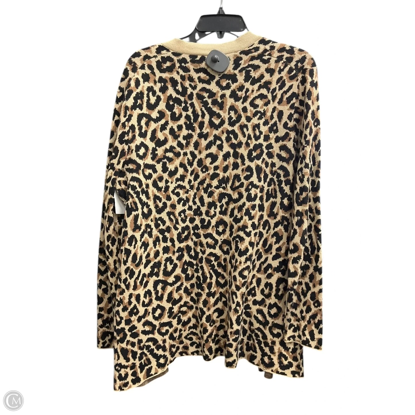 Cardigan By J. Crew In Animal Print, Size: M