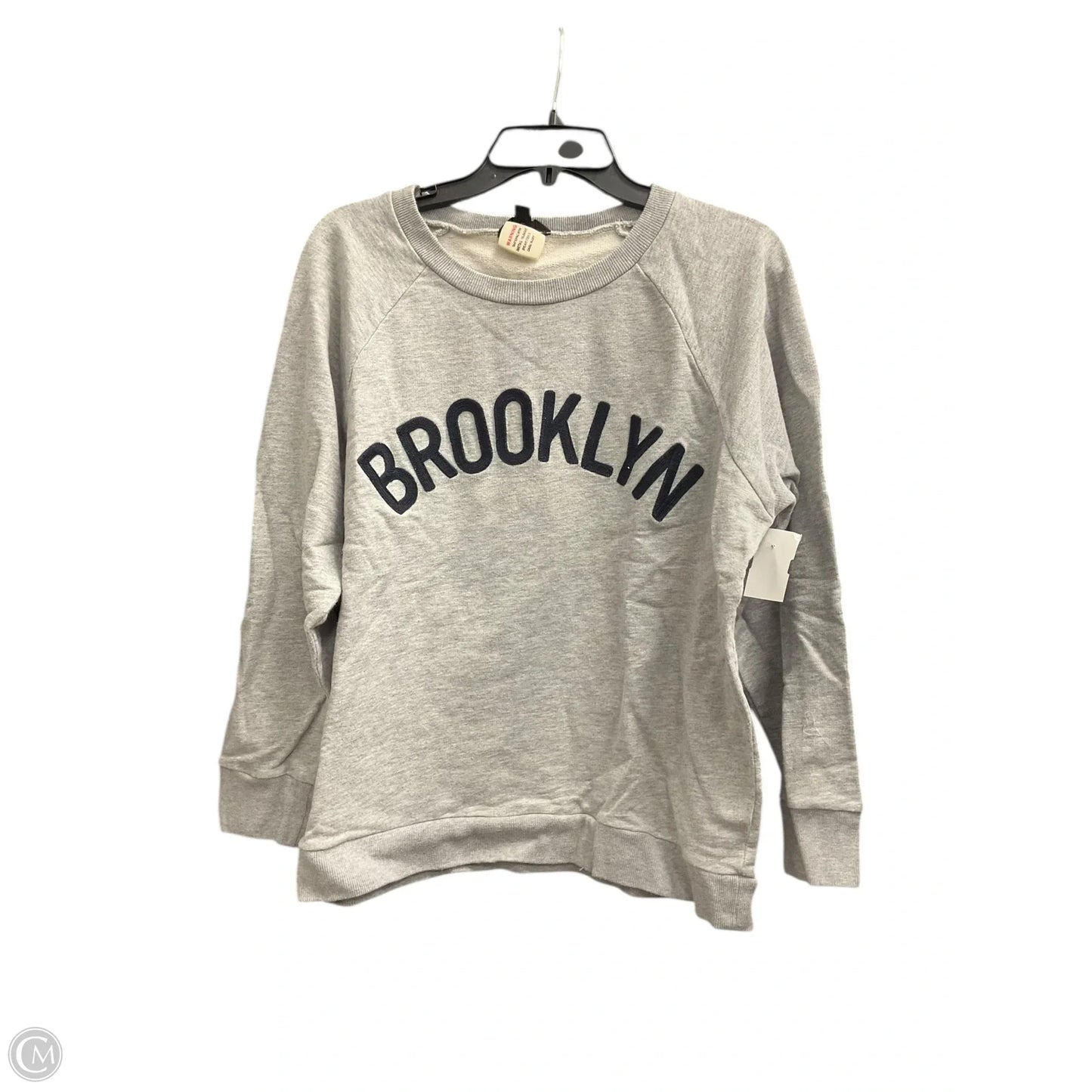 Top Long Sleeve By J. Crew In Grey, Size: L
