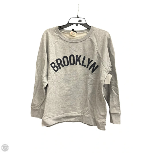 Top Long Sleeve By J. Crew In Grey, Size: L
