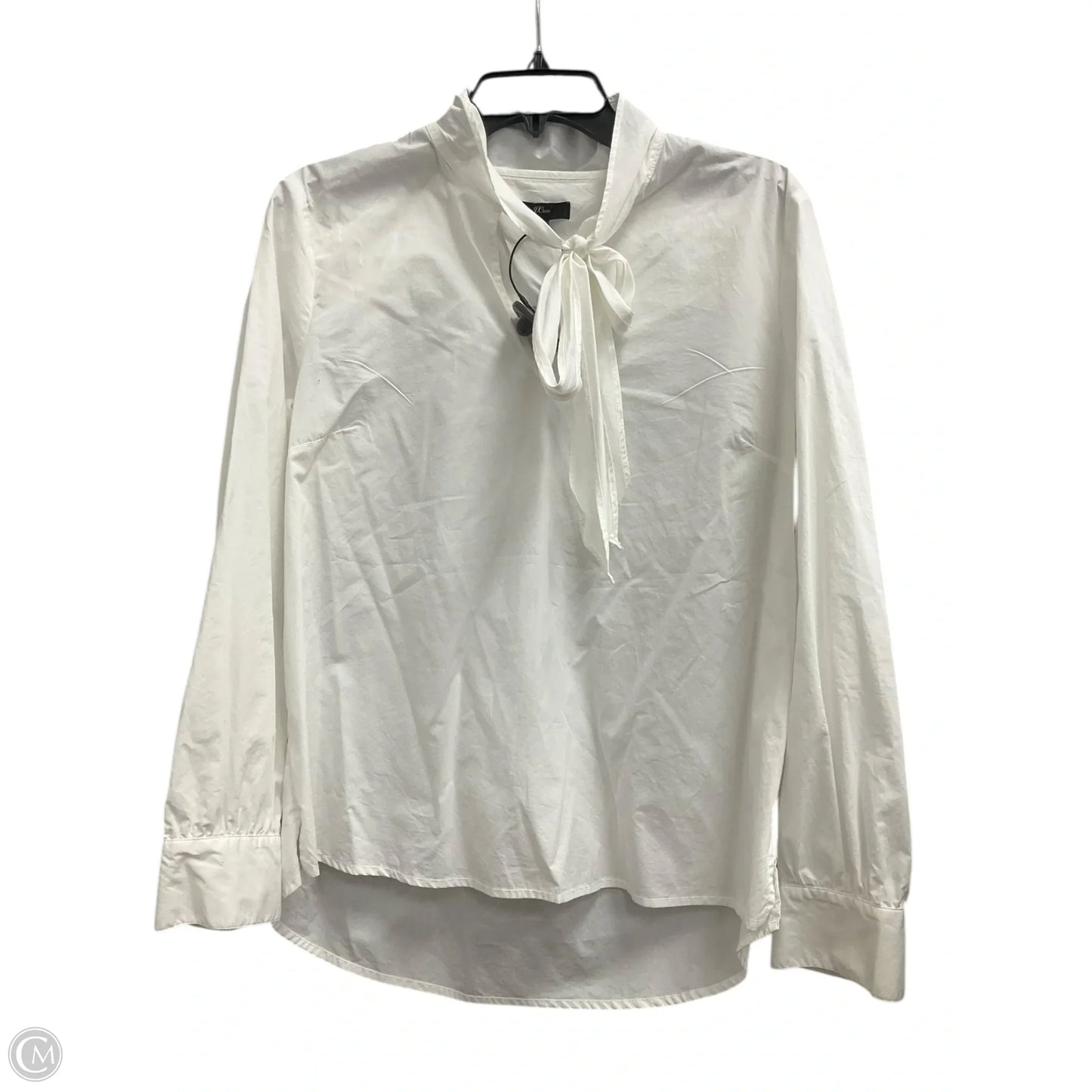Top Long Sleeve By J. Crew In White, Size: L