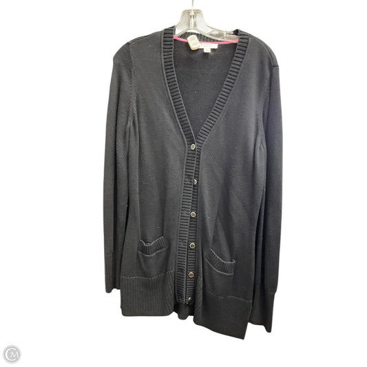 Cardigan By Isaac Mizrahi Live Qvc In Black, Size: M