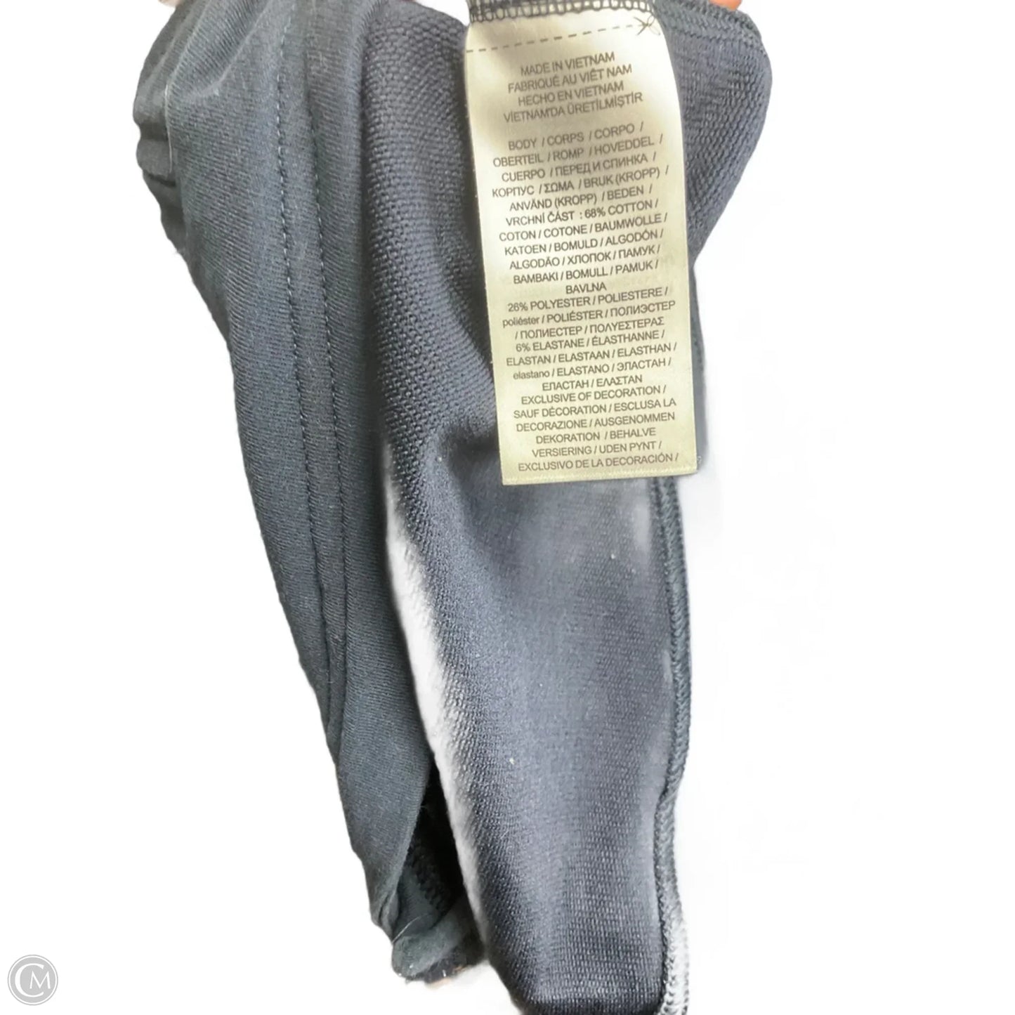 Athletic Jacket By Lauren By Ralph Lauren In Blue & White, Size: Xl