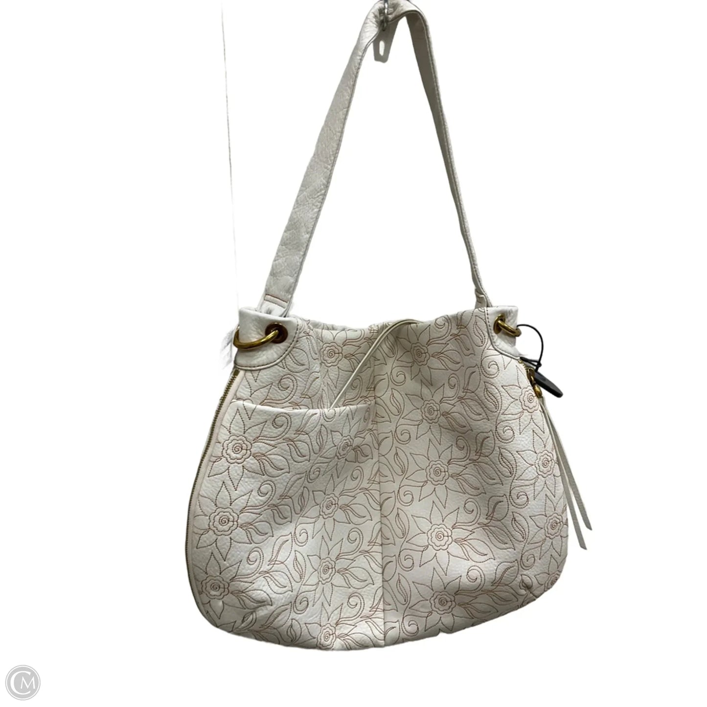 Handbag Leather By Hobo Intl, Size: Large