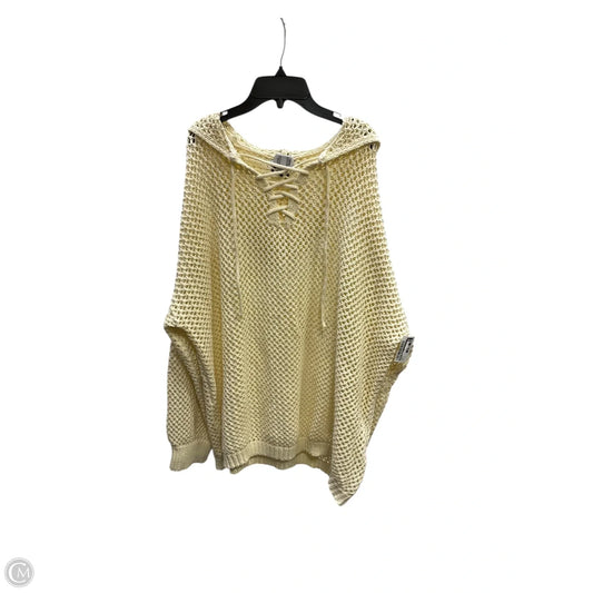 Sweater By White Birch In Cream, Size: 1x