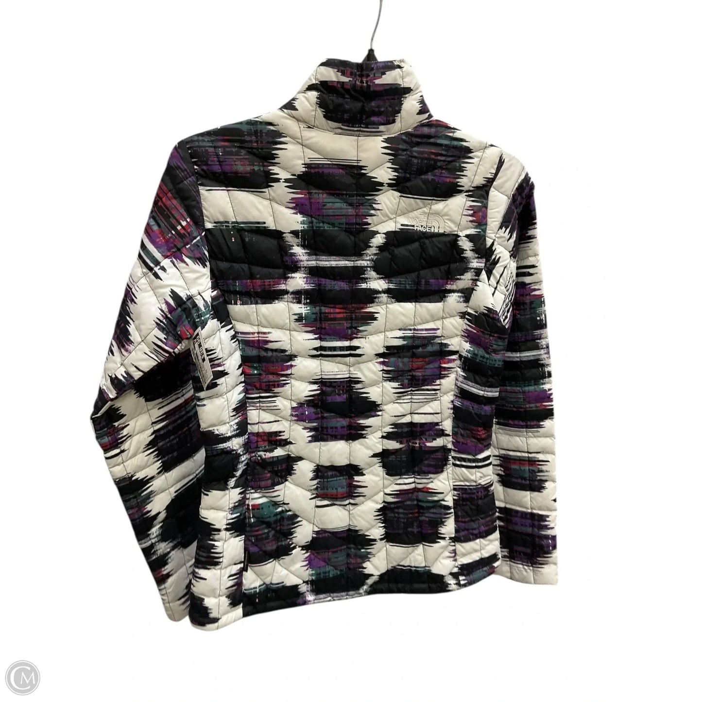 Jacket Puffer & Quilted By The North Face In Purple & White, Size: Xs