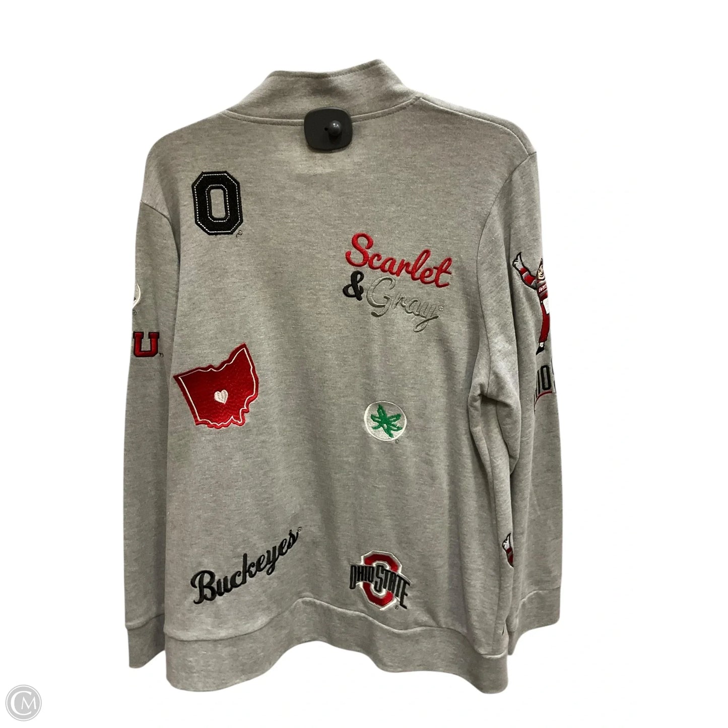 Athletic Jacket By Cmc In Grey, Size: Xl