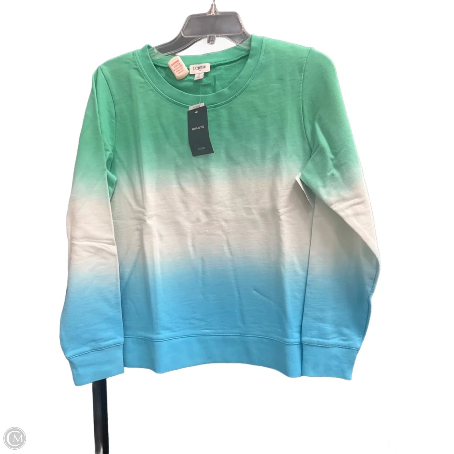 Top Long Sleeve By J. Crew In Blue & Green, Size: S