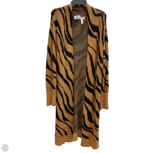Cardigan By Leith In Zebra Print, Size: M