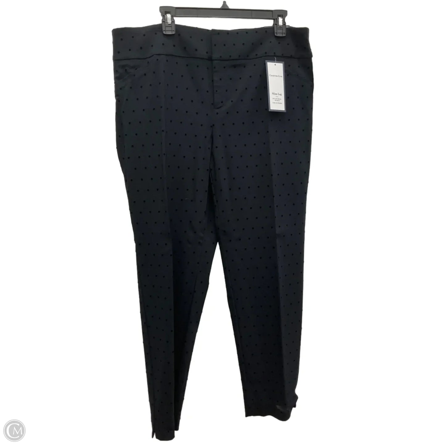 Pants Dress By Charter Club In Polkadot Pattern, Size: 18