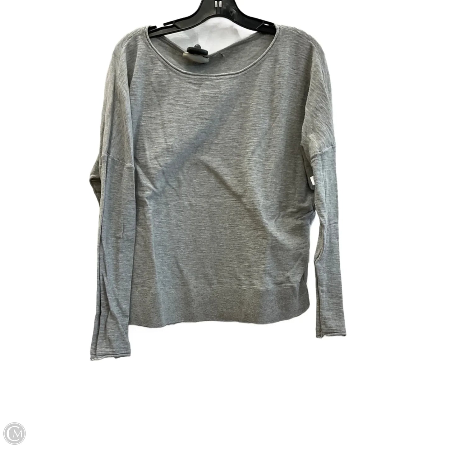 Top Long Sleeve By Vince In Grey, Size: L