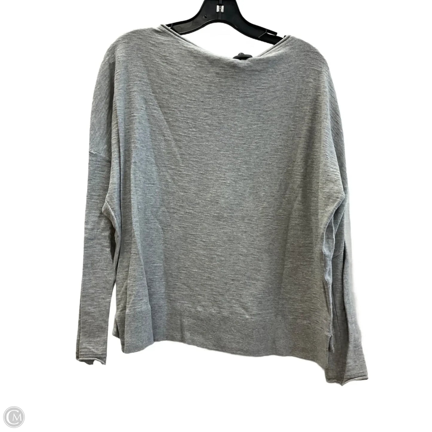 Top Long Sleeve By Vince In Grey, Size: L