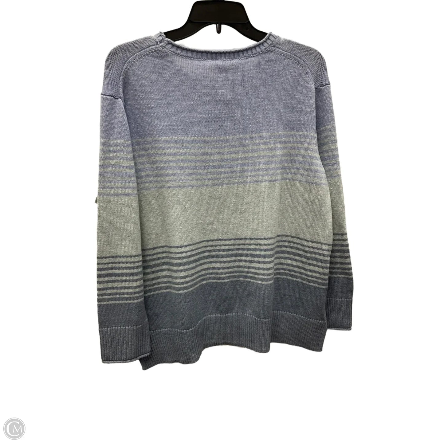 Sweater By Ella Moss In Striped Pattern, Size: L