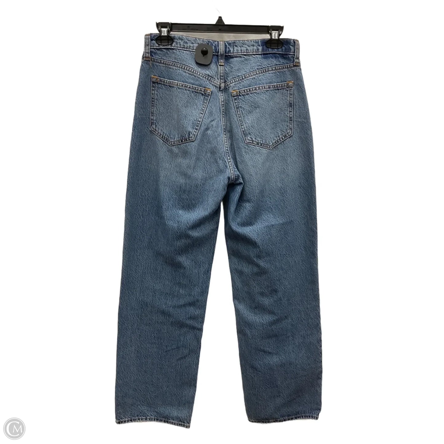 Jeans Straight By Abercrombie And Fitch In Blue Denim, Size: 4