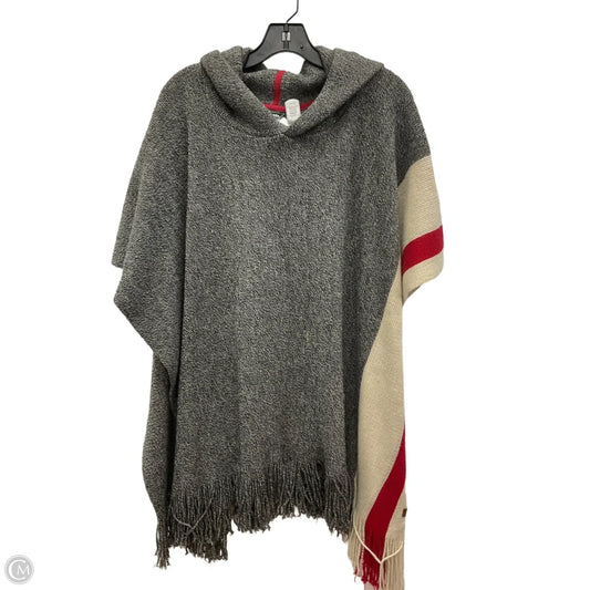 Poncho By Roots In Grey, Size: Osfm