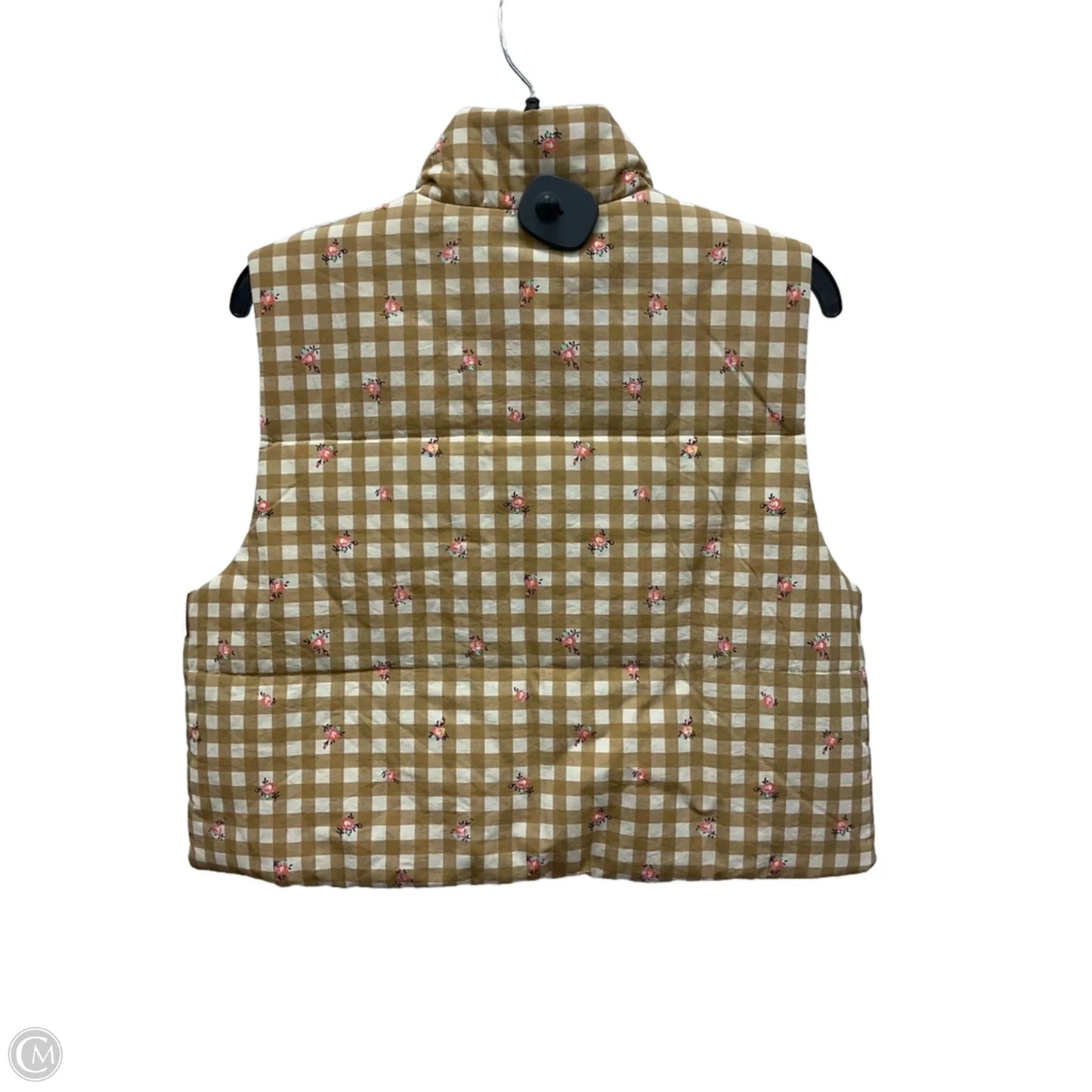 Vest Puffer & Quilted By Clothes Mentor In Floral Print, Size: L