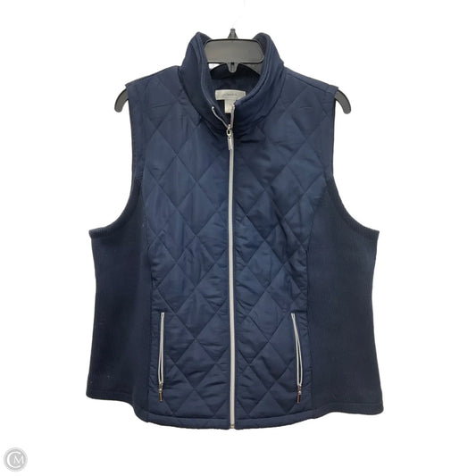 Vest Other By Cj Banks In Navy, Size: 1x