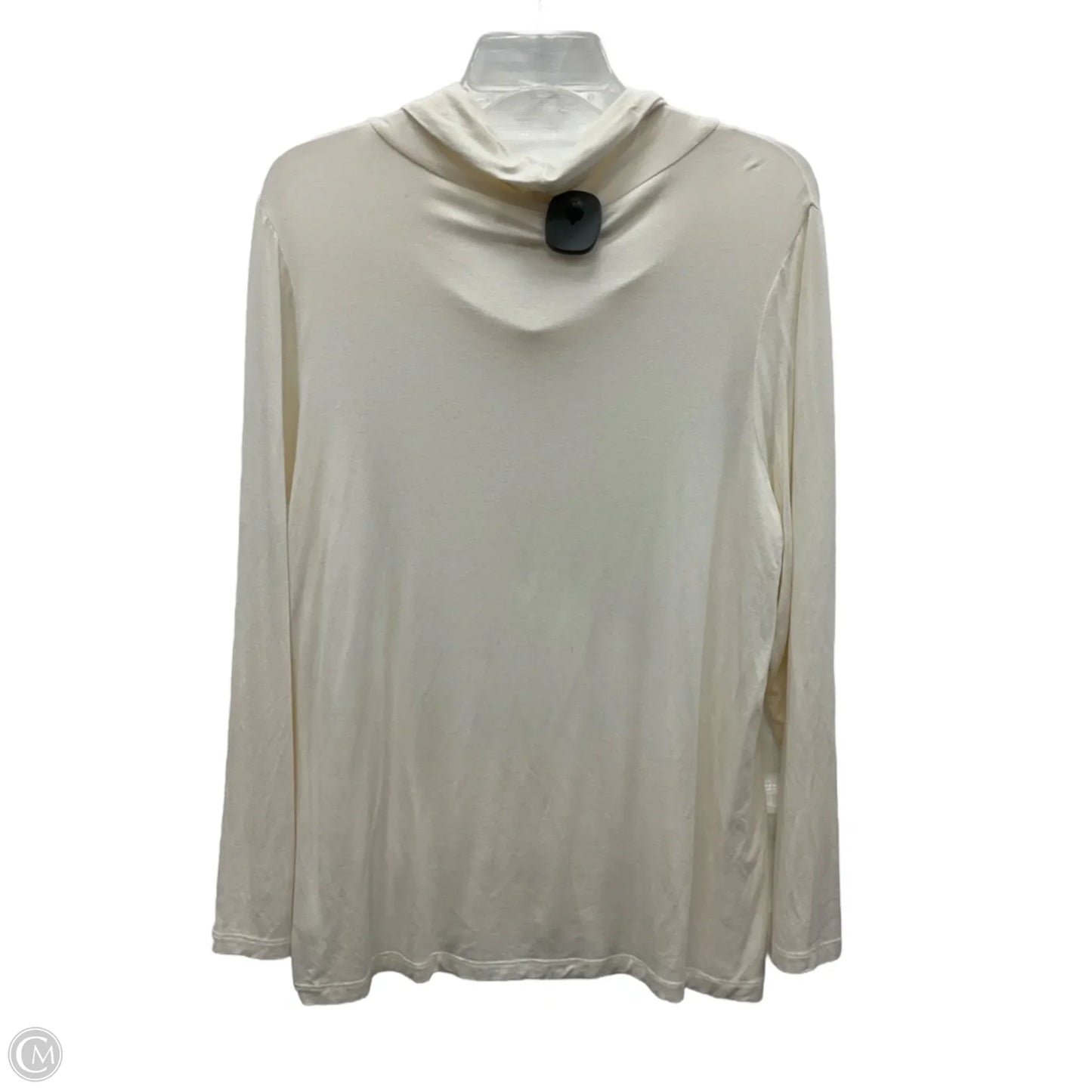 Top Long Sleeve By Coldwater Creek In White, Size: L