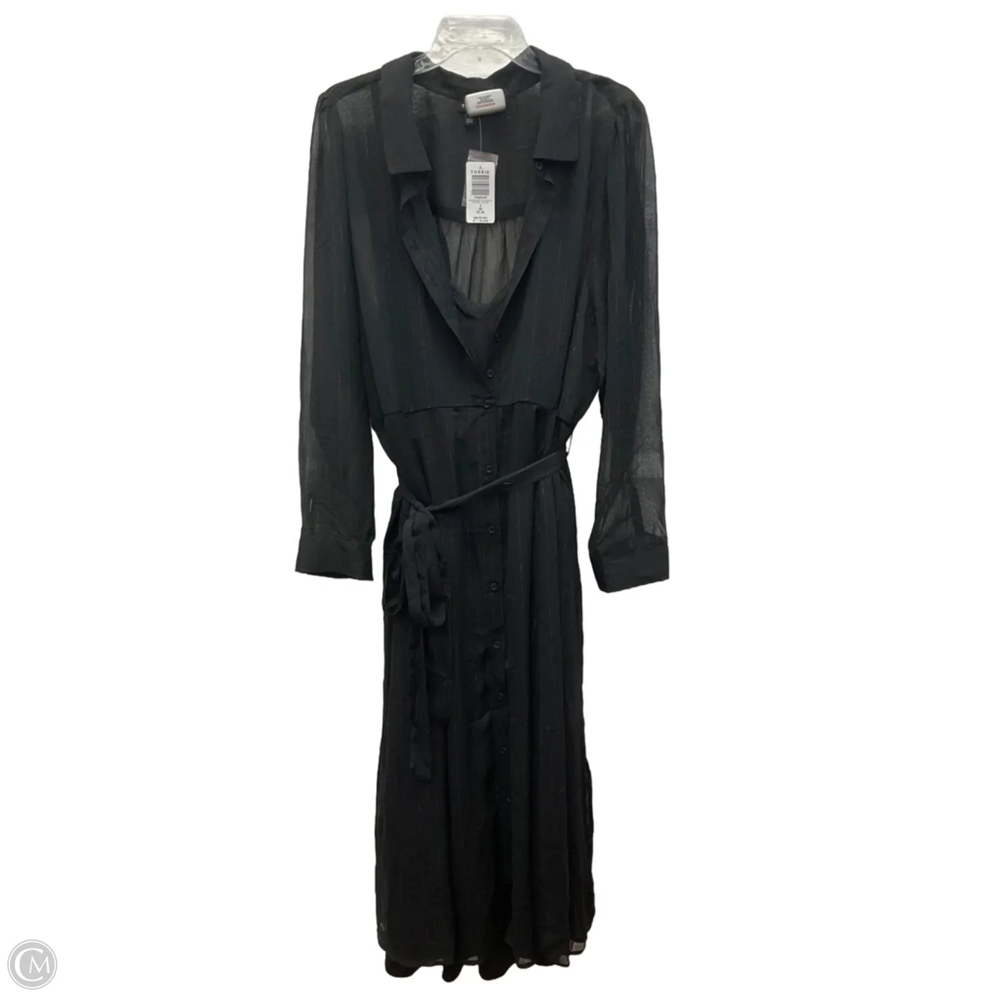 Dress Party Long By Torrid In Black, Size: 3x