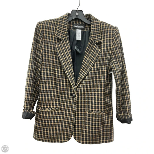 Blazer By Sag Harbor In Plaid Pattern, Size: S