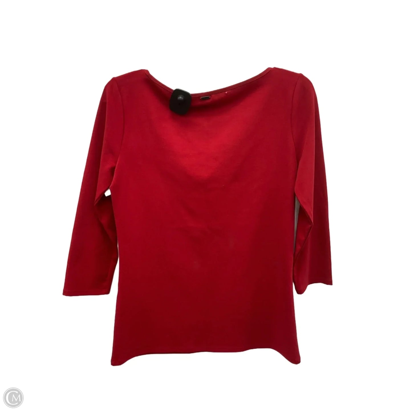 Top 3/4 Sleeve By White House Black Market In Red, Size: S