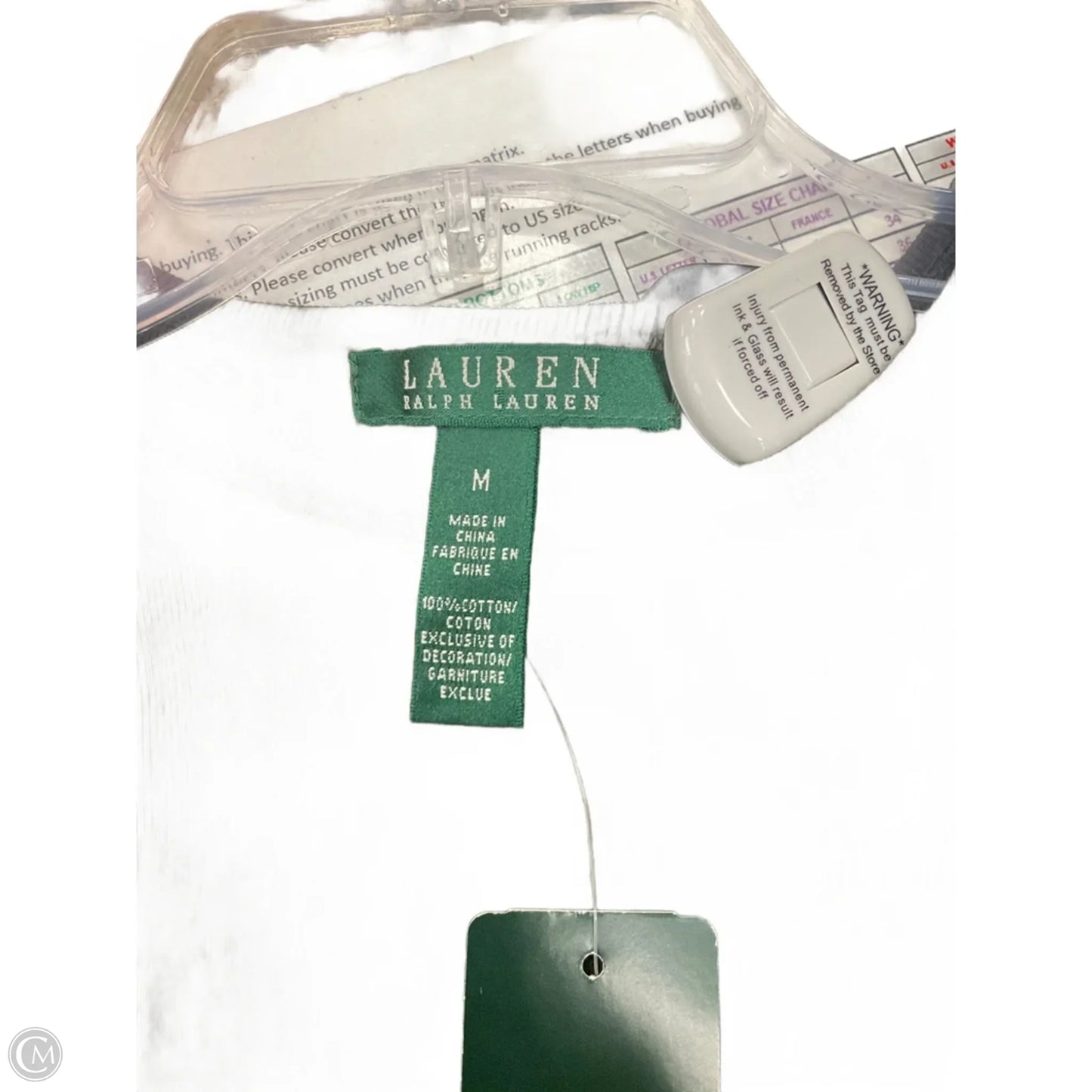 Top Long Sleeve By Lauren By Ralph Lauren In Green, Size: M