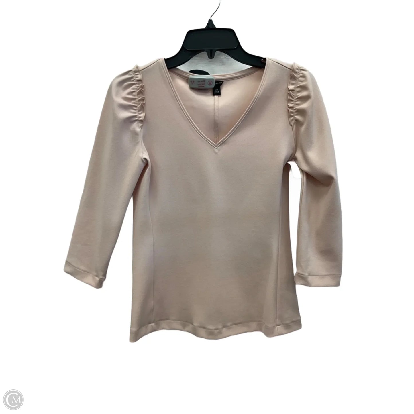 Top Short Sleeve By Ann Taylor In Pink, Size: Xxs