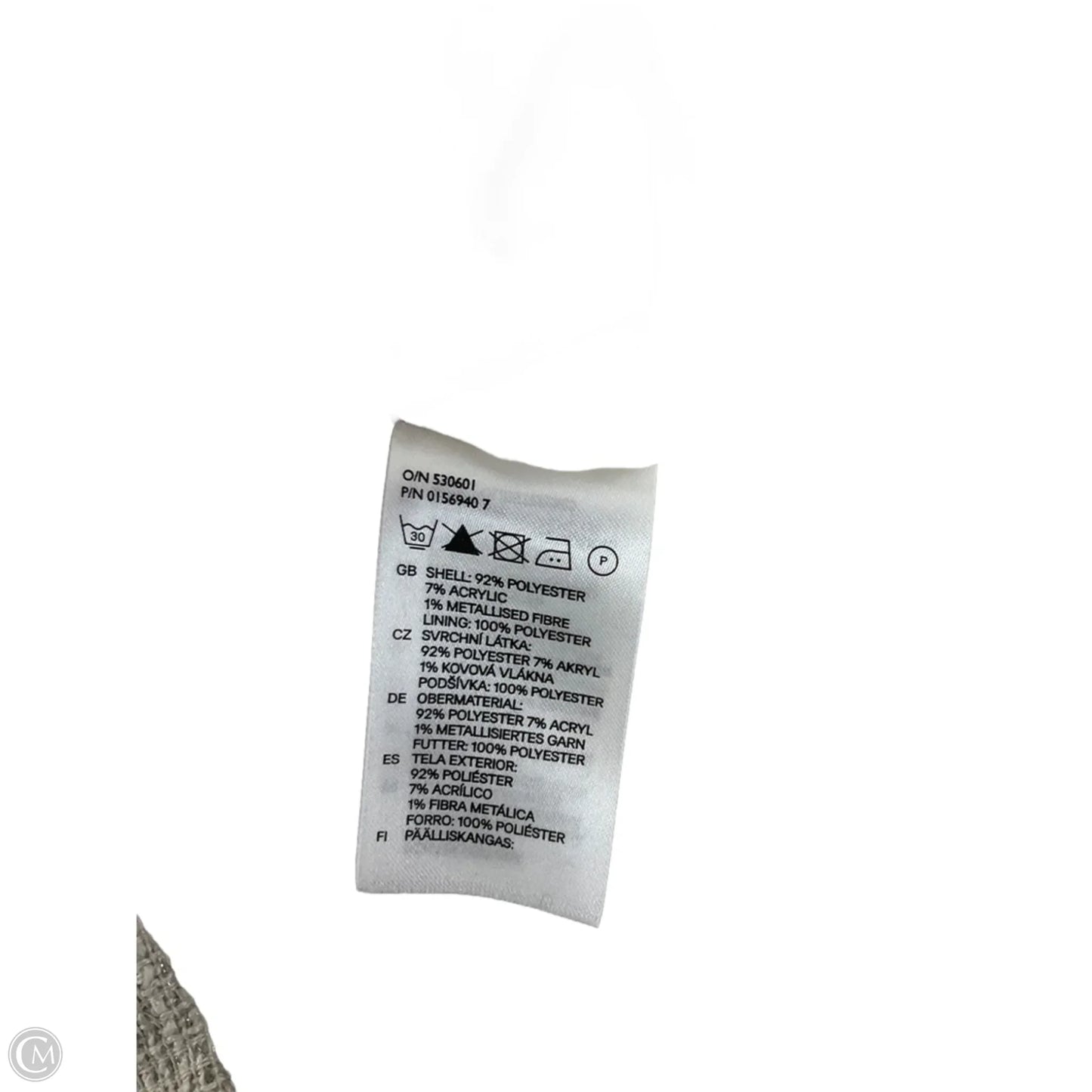 Jacket Other By H&m In Beige, Size: M