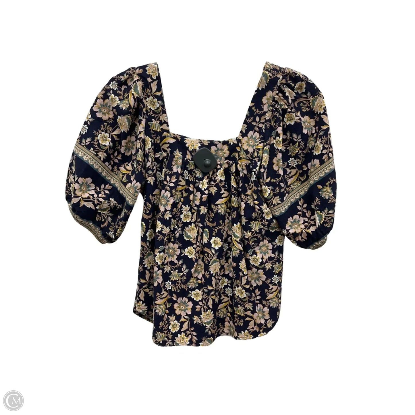 Top Short Sleeve By Cmb In Floral Print, Size: S