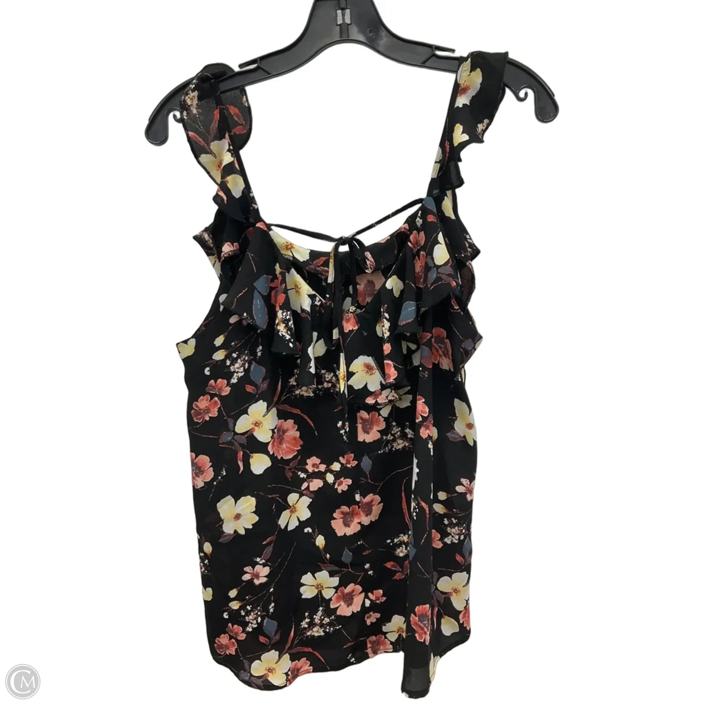 Top Sleeveless By Maurices In Floral Print, Size: S