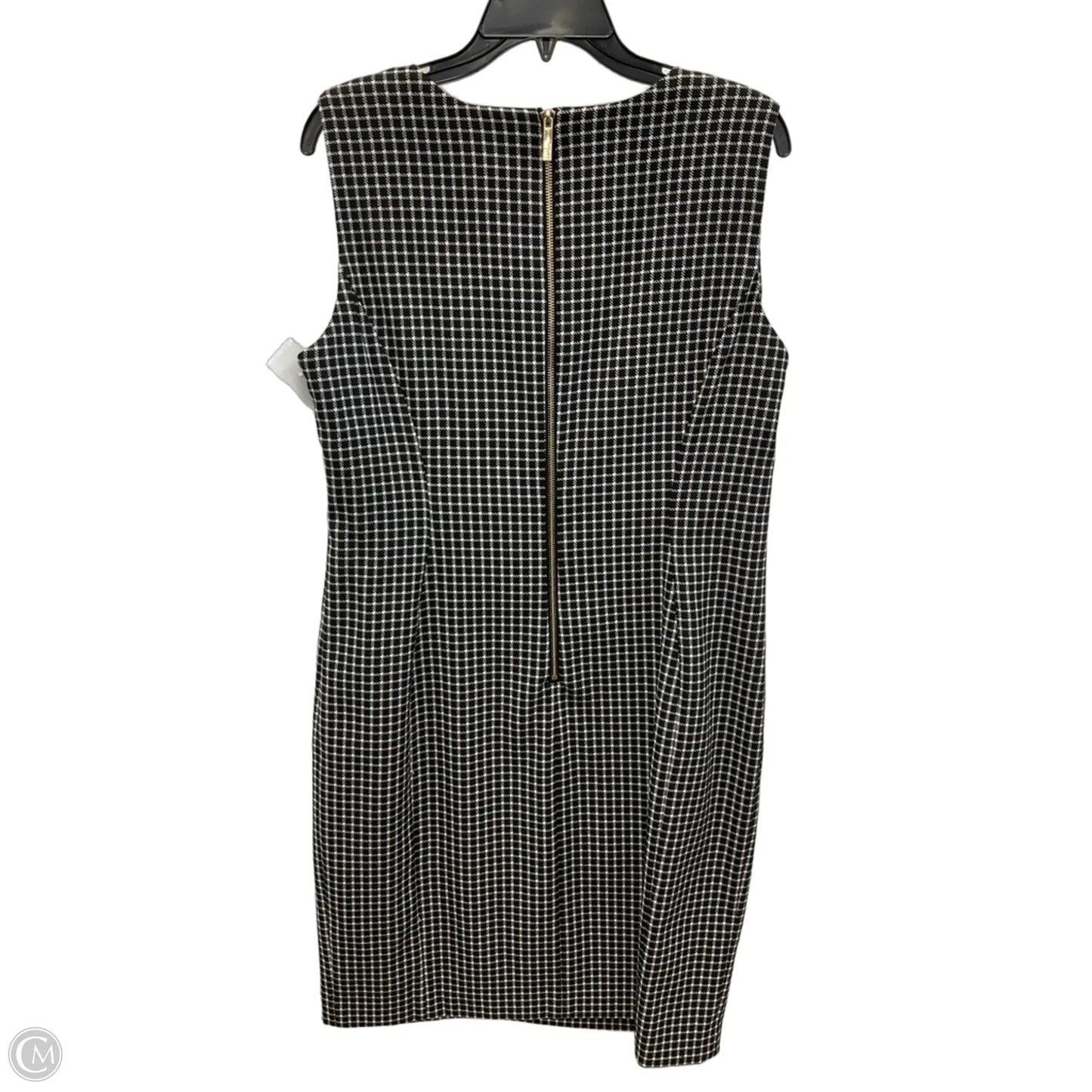 Dress Work By Calvin Klein In Black & White, Size: Xl