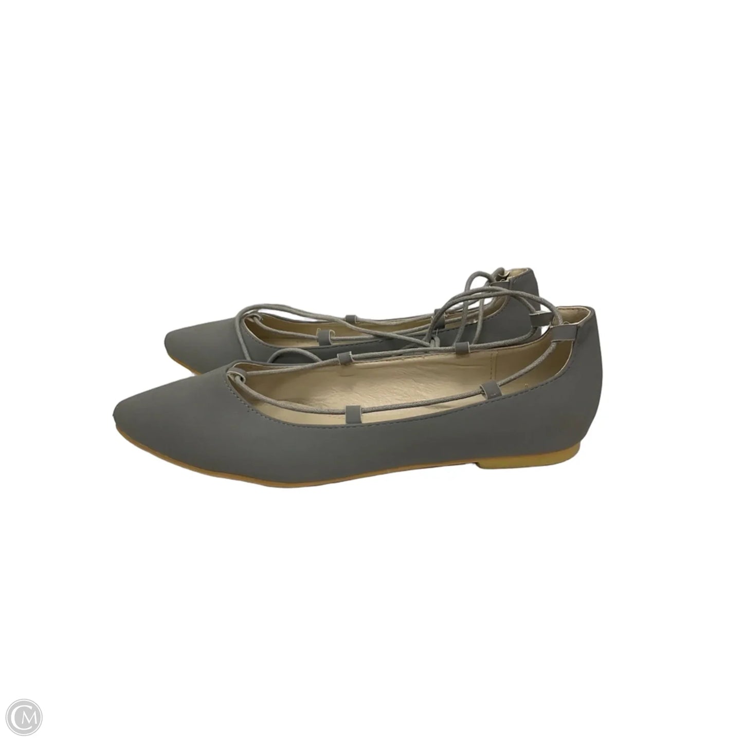 Shoes Flats By Journee In Grey, Size: 8.5