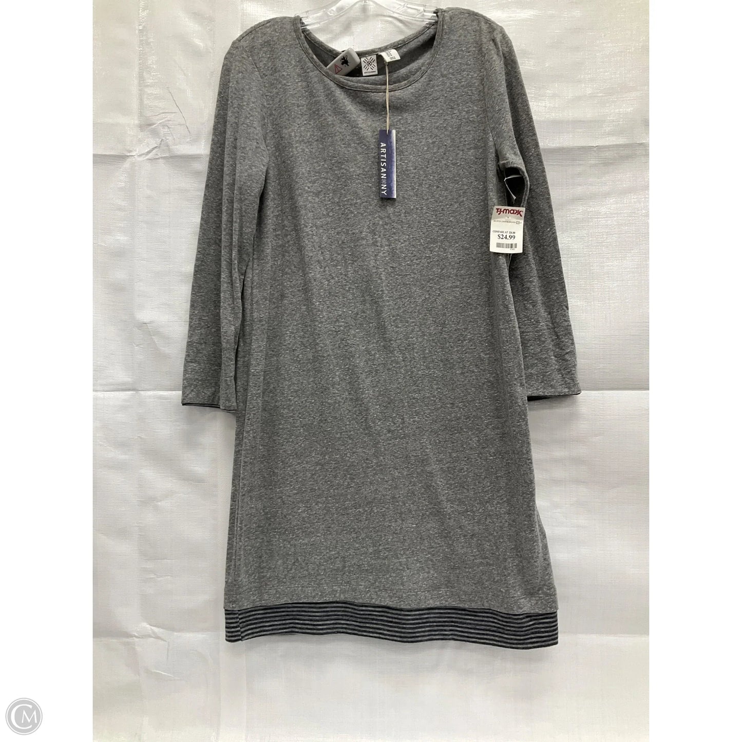 Dress Casual Short By Artisan Ny In Grey, Size: M
