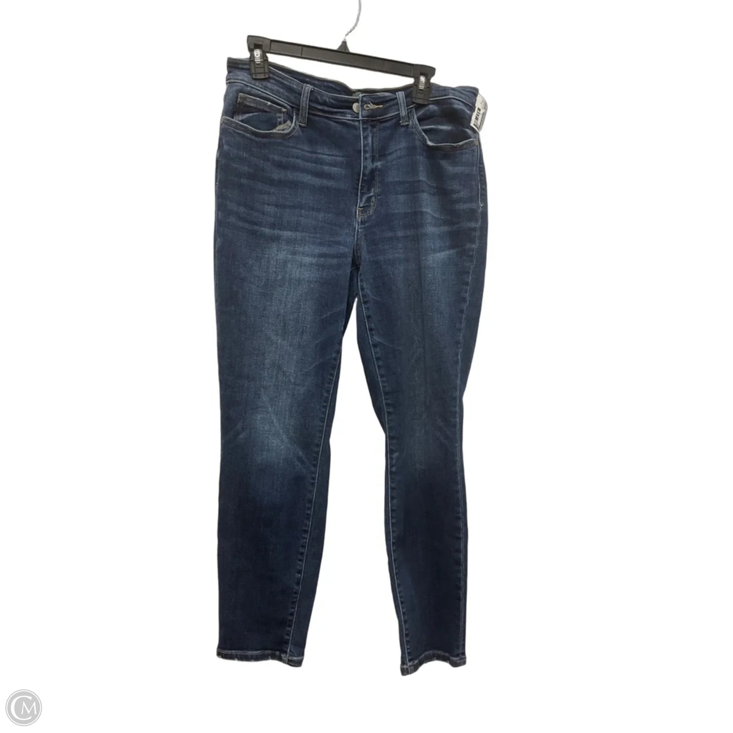 Jeans Straight By Judy Blue In Blue Denim, Size: 12