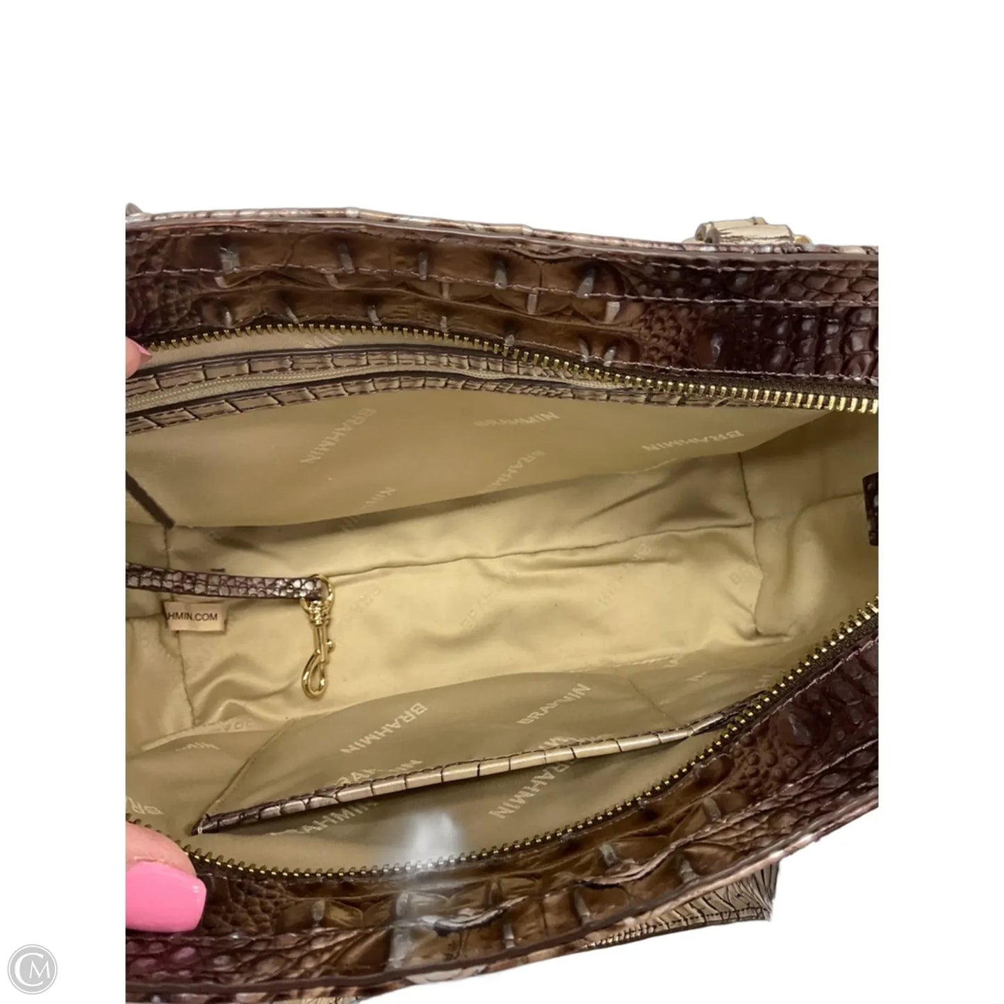 Crossbody Designer By Brahmin, Size: Medium