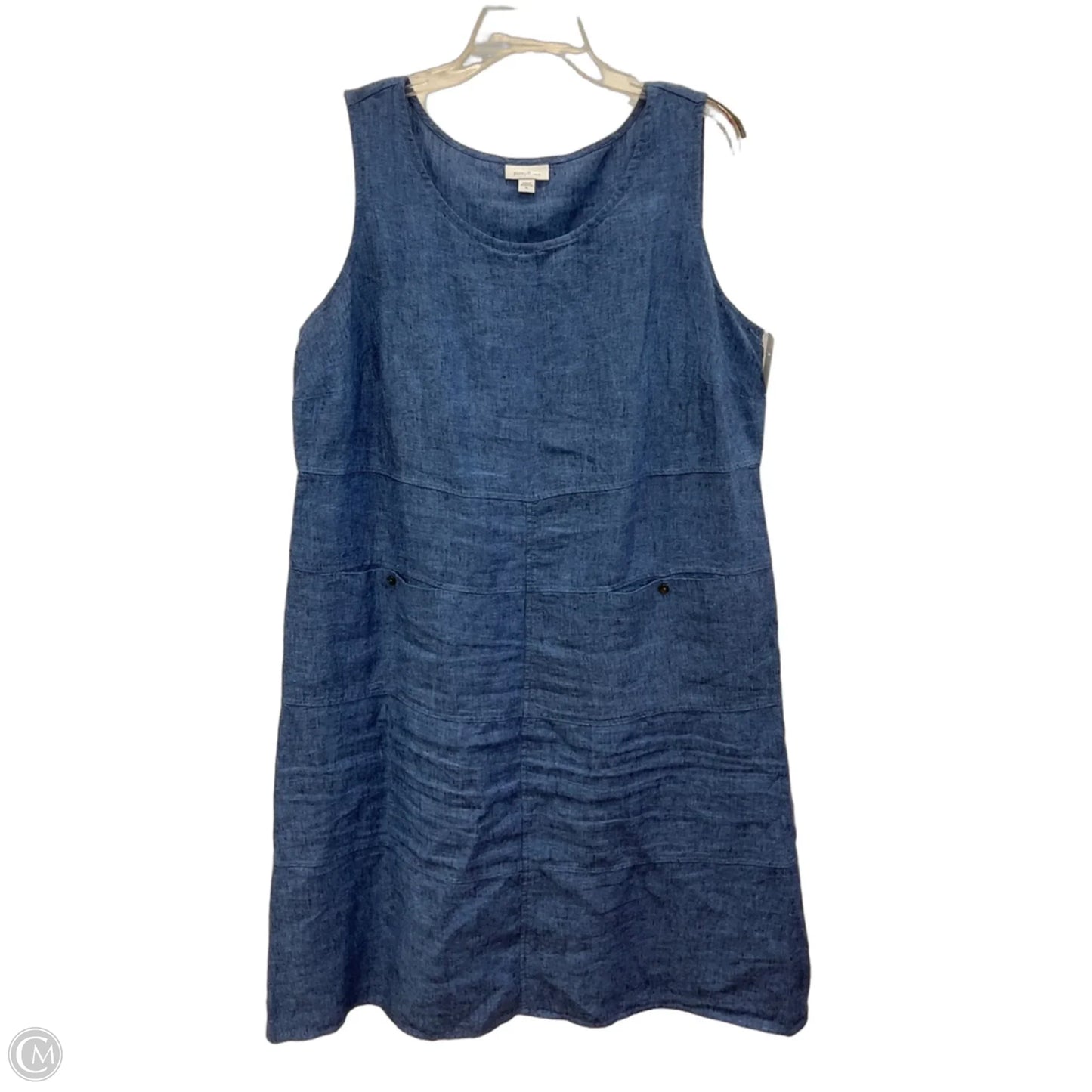 Dress Casual Midi By Pure Jill In Blue, Size: Xl