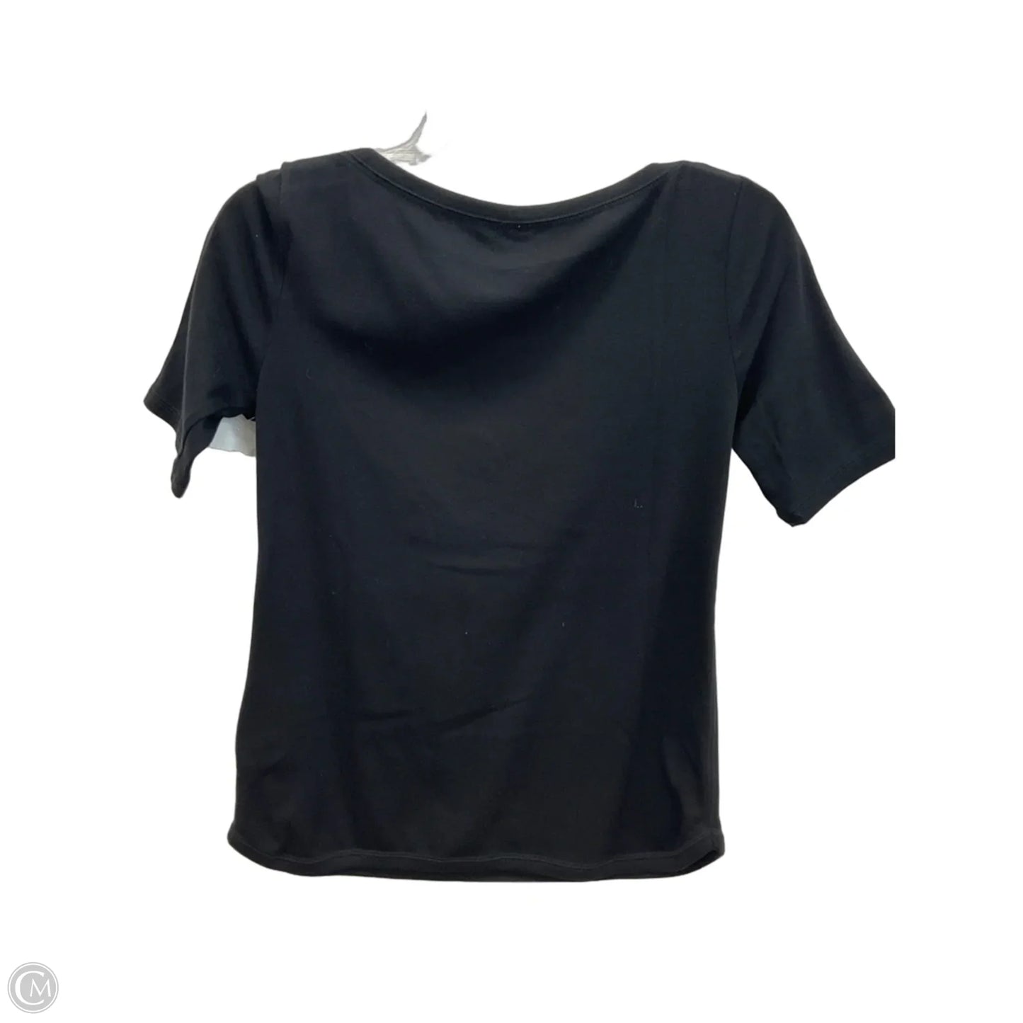 Top Short Sleeve By Talbots In Black, Size: Xs