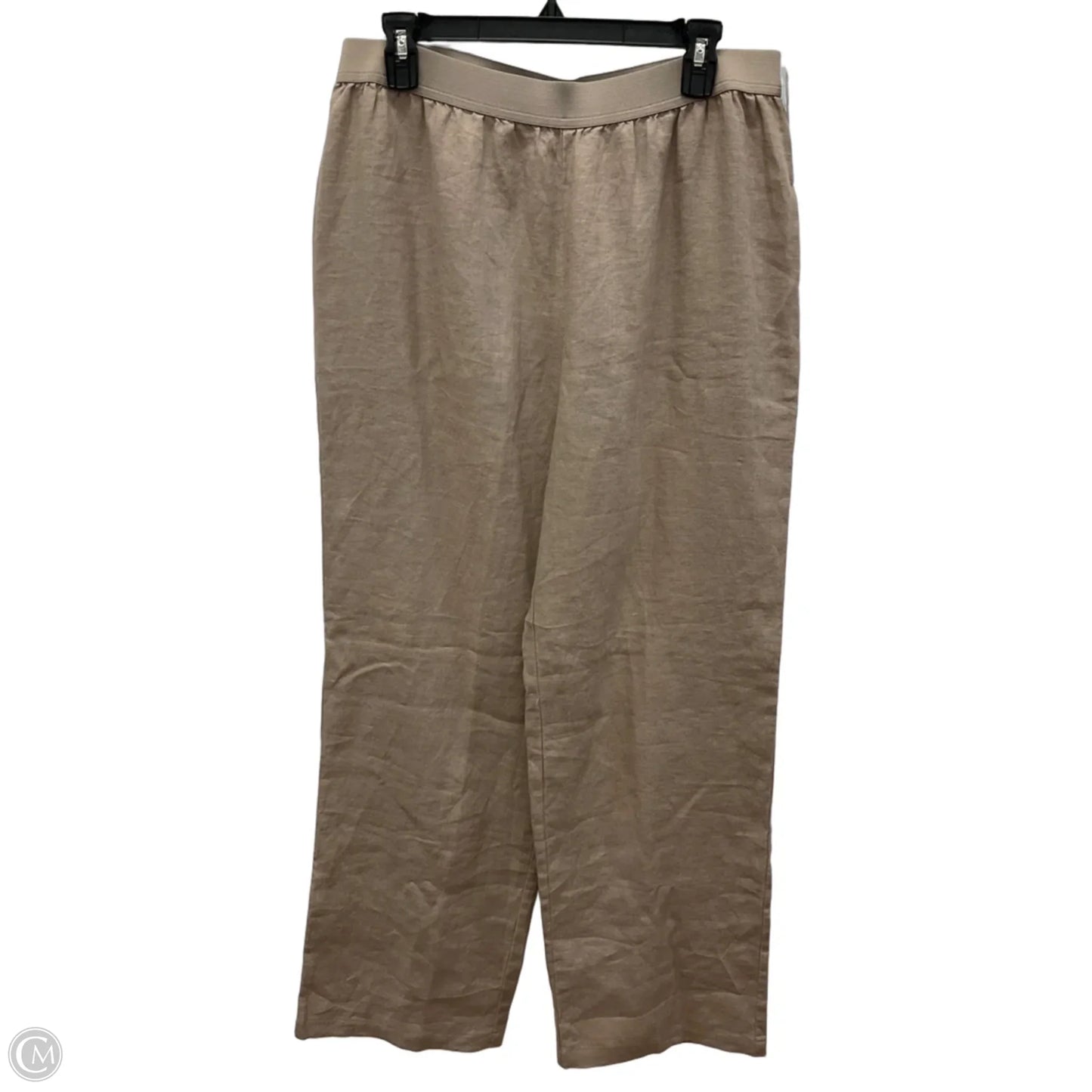 Pants Linen By Soft Surroundings In Tan, Size: L