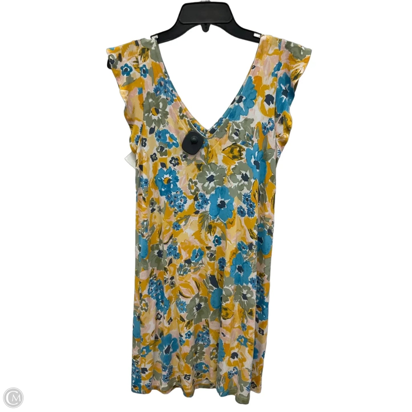 Dress Casual Short By Loft In Floral Print, Size: Xs