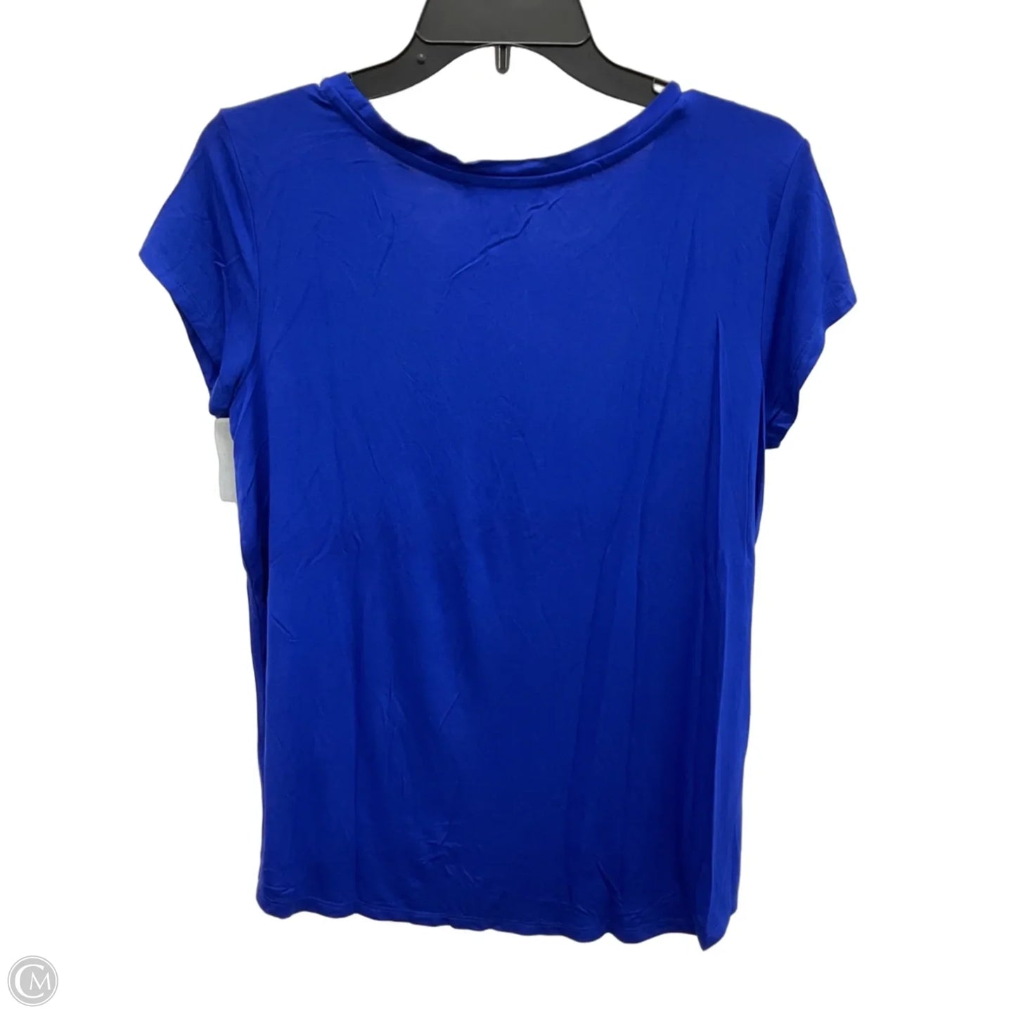Top Short Sleeve By Cable And Gauge In Blue, Size: M