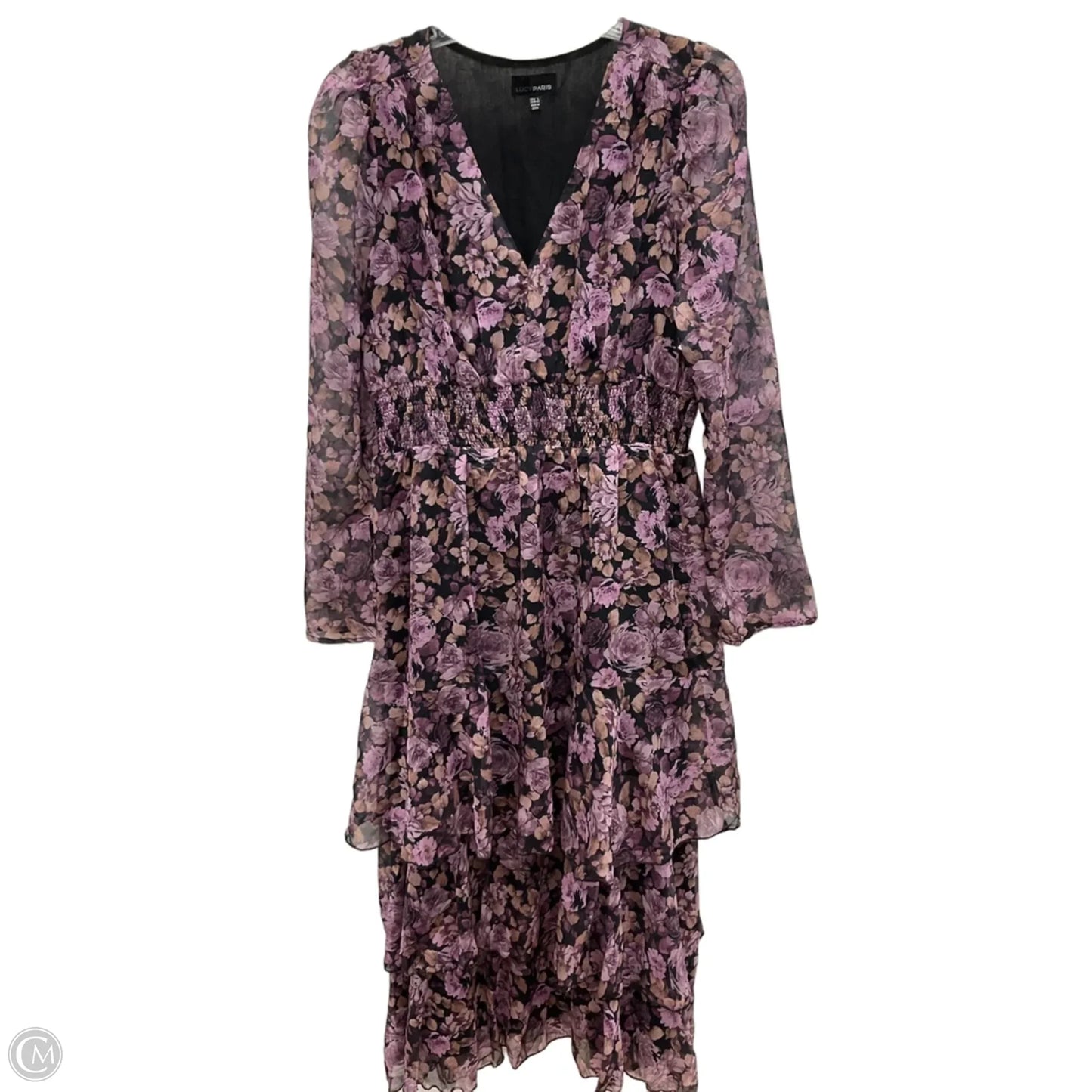Dress Casual Maxi By Lucy Paris In Purple, Size: L