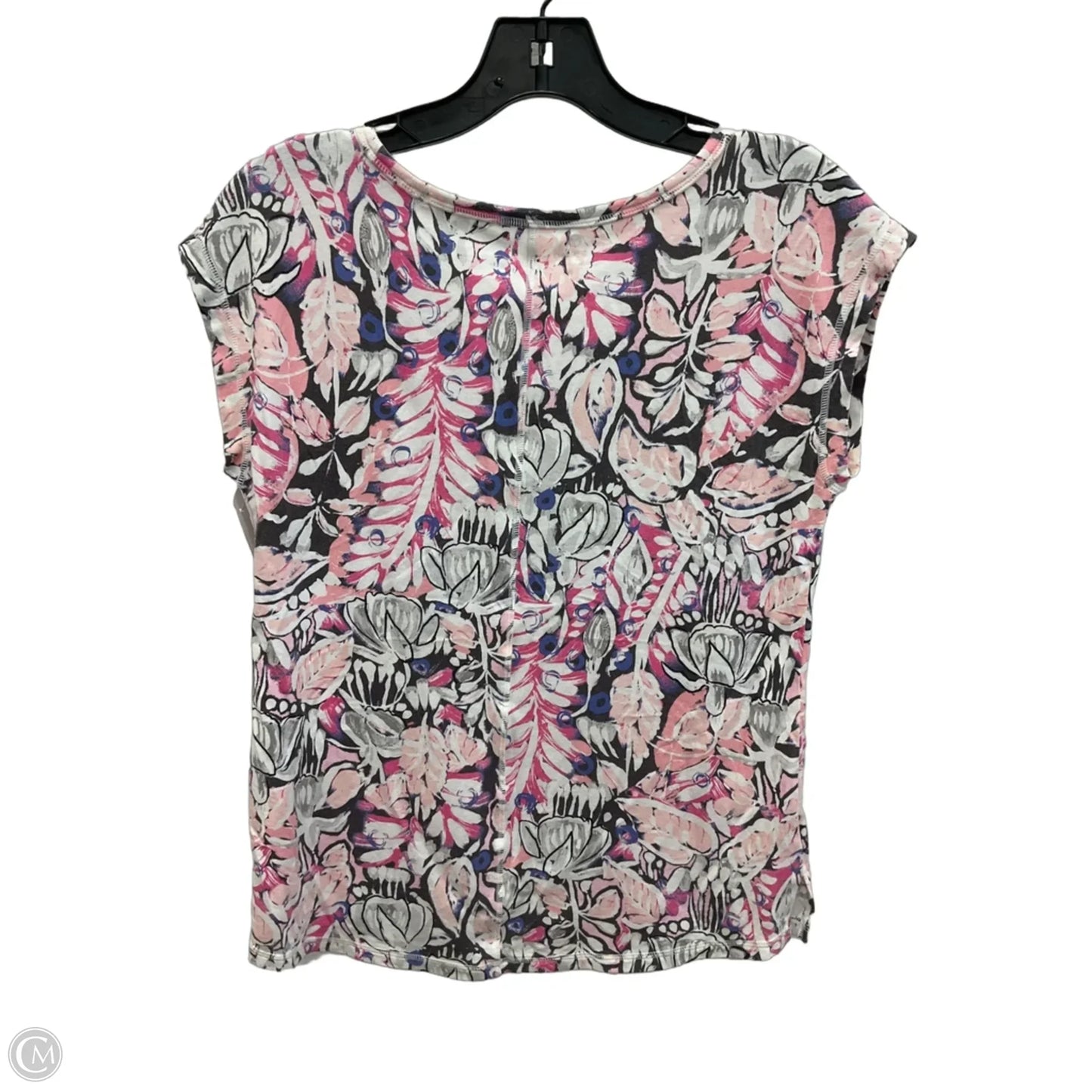 Athletic Top Short Sleeve By Talbots In Floral Print, Size: Sp