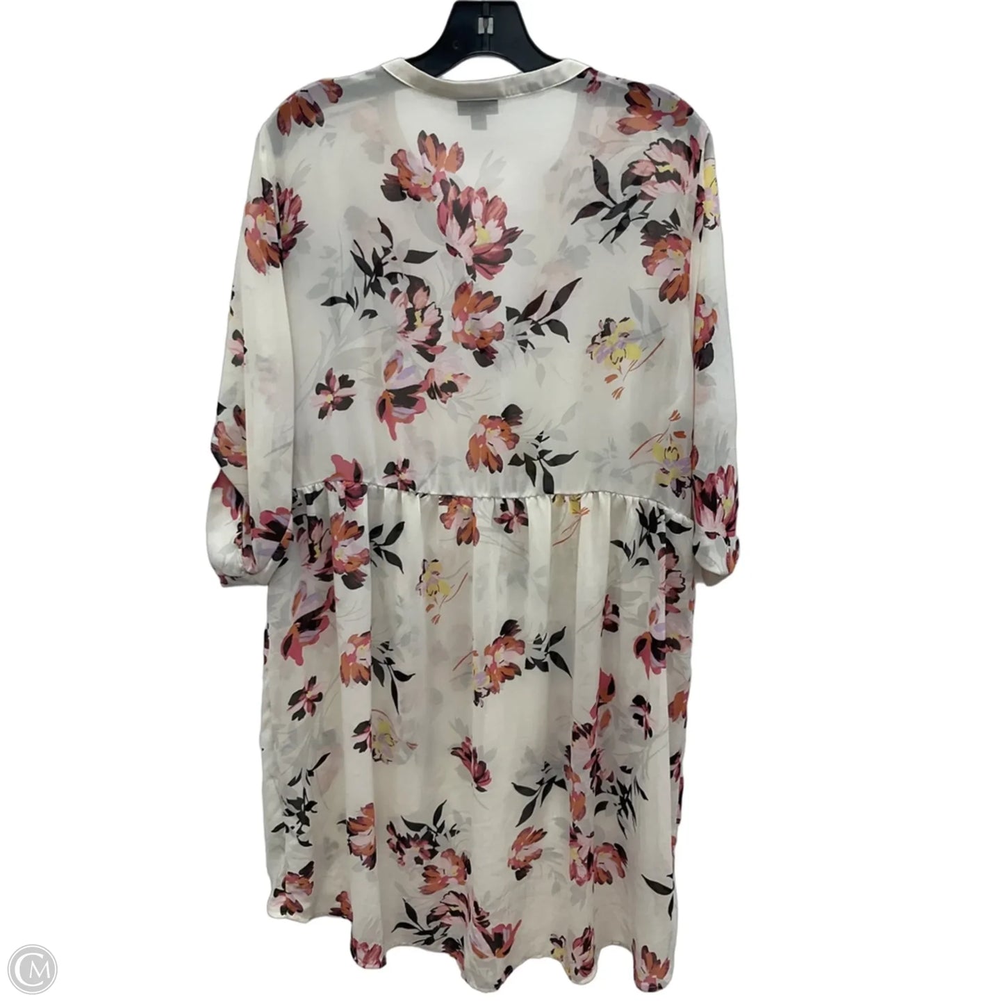 Top Long Sleeve By Torrid In Floral Print, Size: 1x