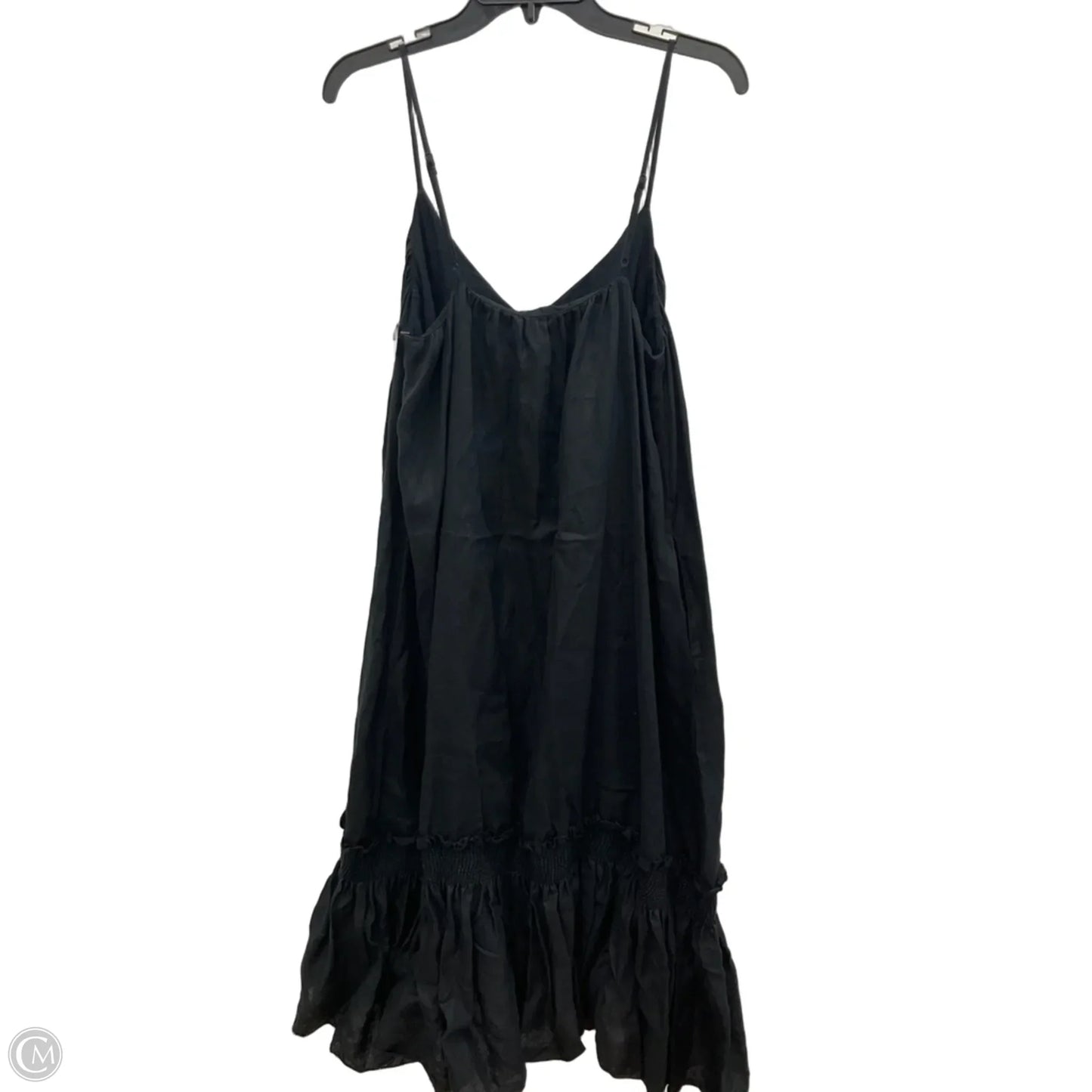 Dress Casual Midi By Banana Republic In Black, Size: M