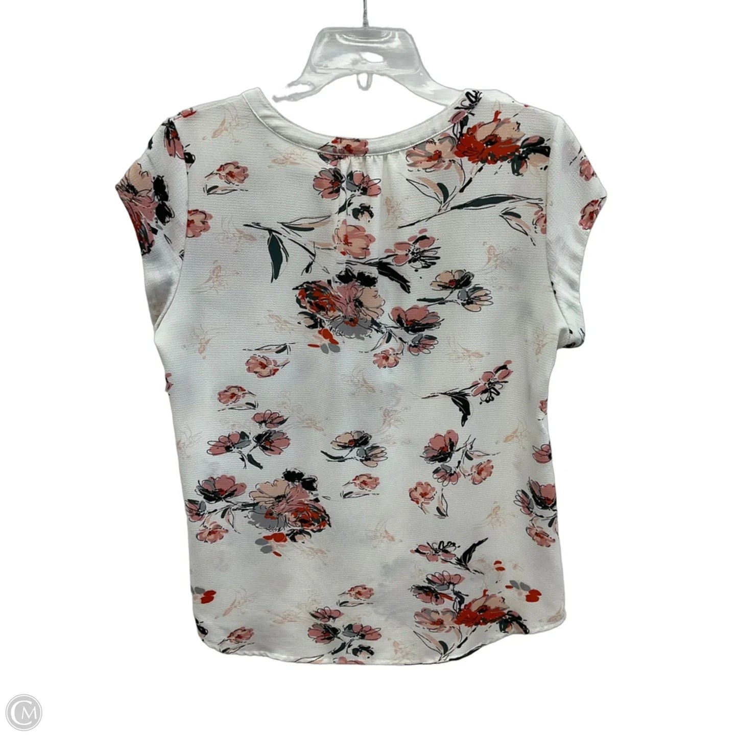 Top Short Sleeve By Cmf In White, Size: M