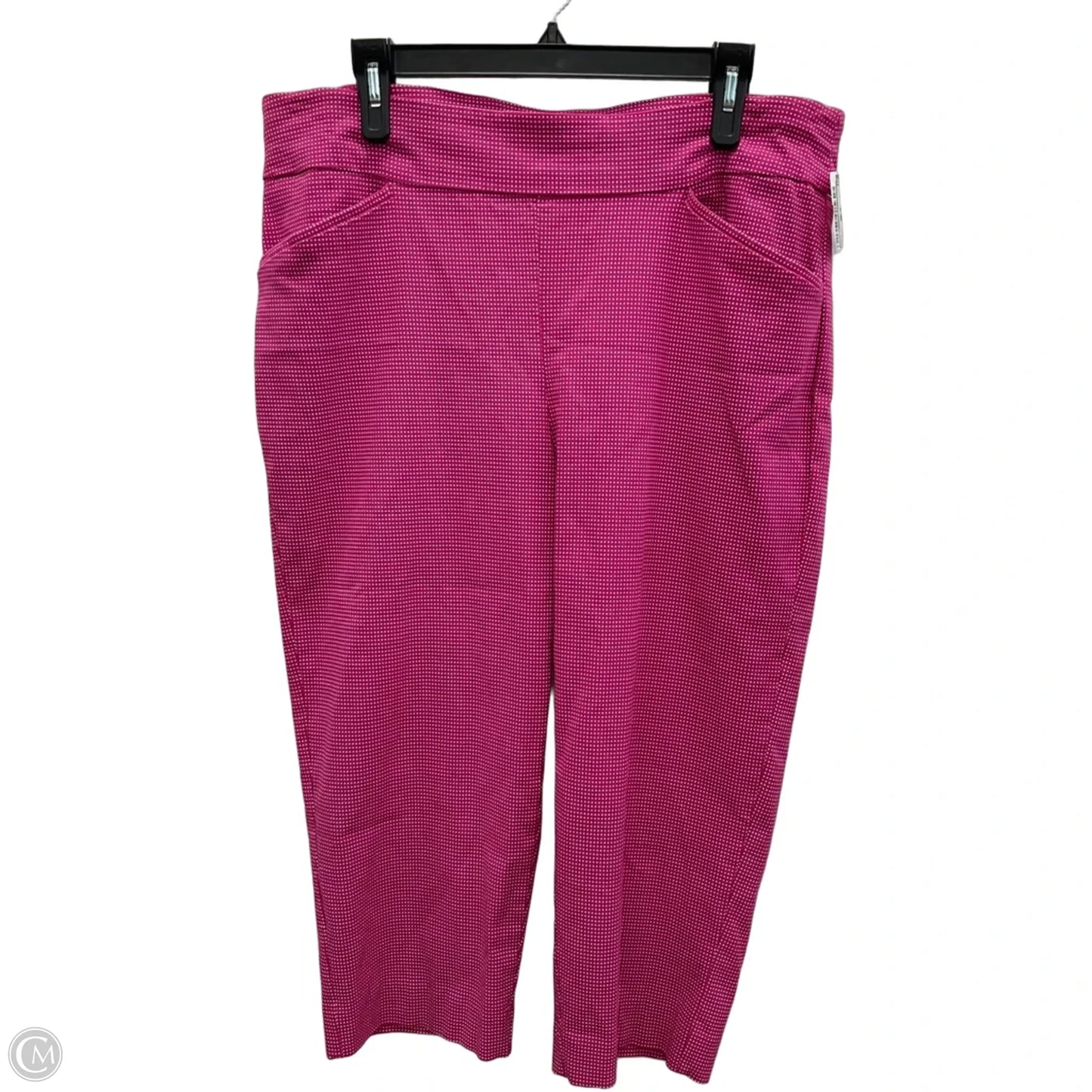 Pants Cropped By Chicos In Polkadot Pattern, Size: Xl