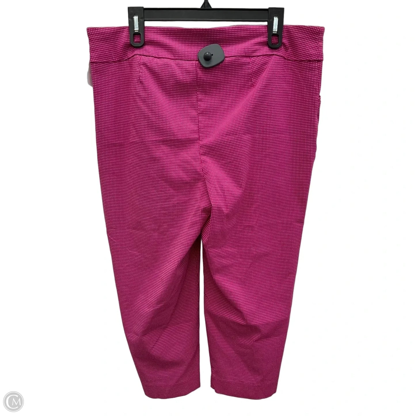 Pants Cropped By Chicos In Polkadot Pattern, Size: Xl