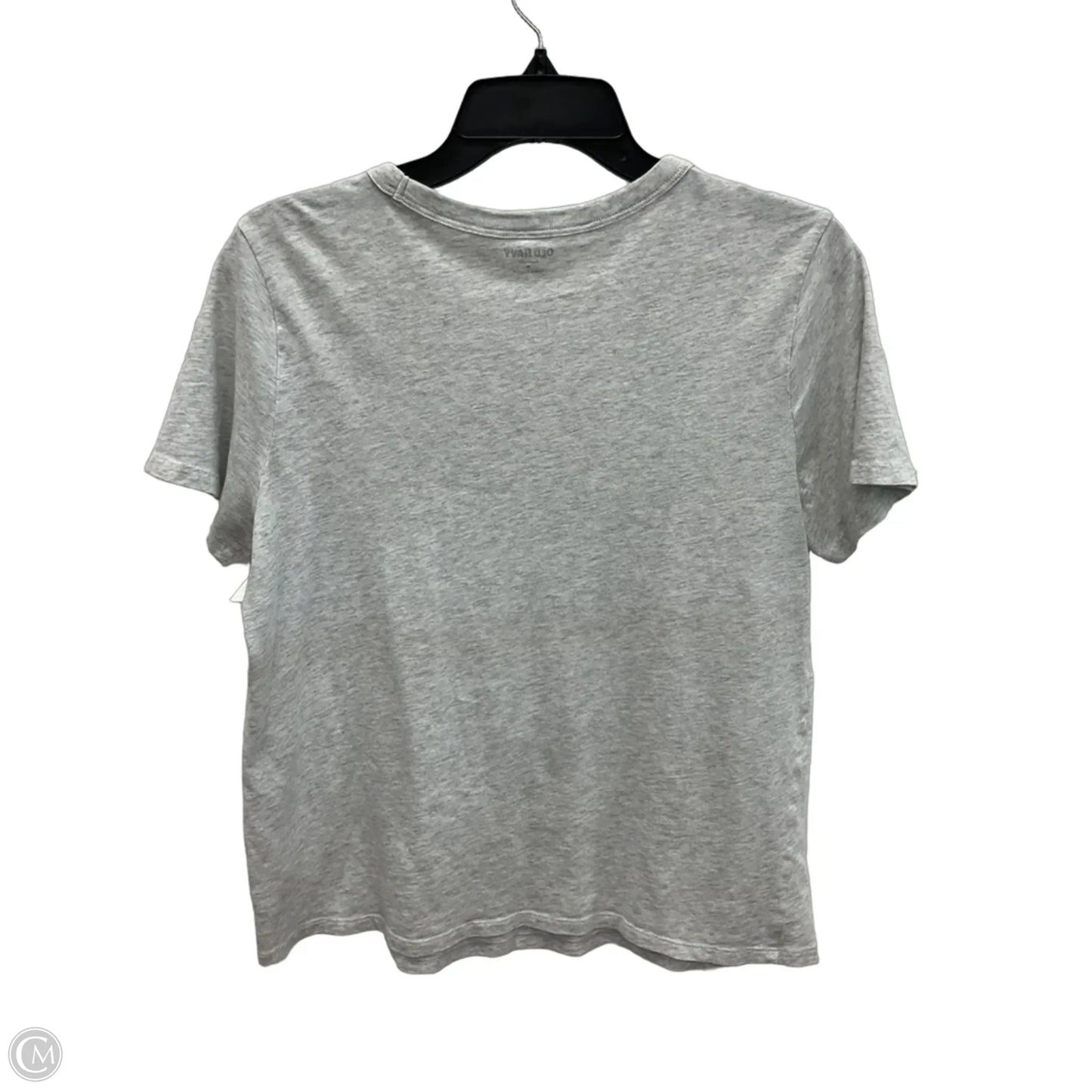 Top Short Sleeve By Old Navy In Grey, Size: M